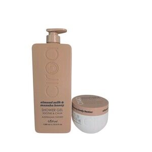 Ciroa Almomd Milk& Manuka Honey Body Butter 15.8 Fl. & Body Wash 33.8 Fl.oz Set